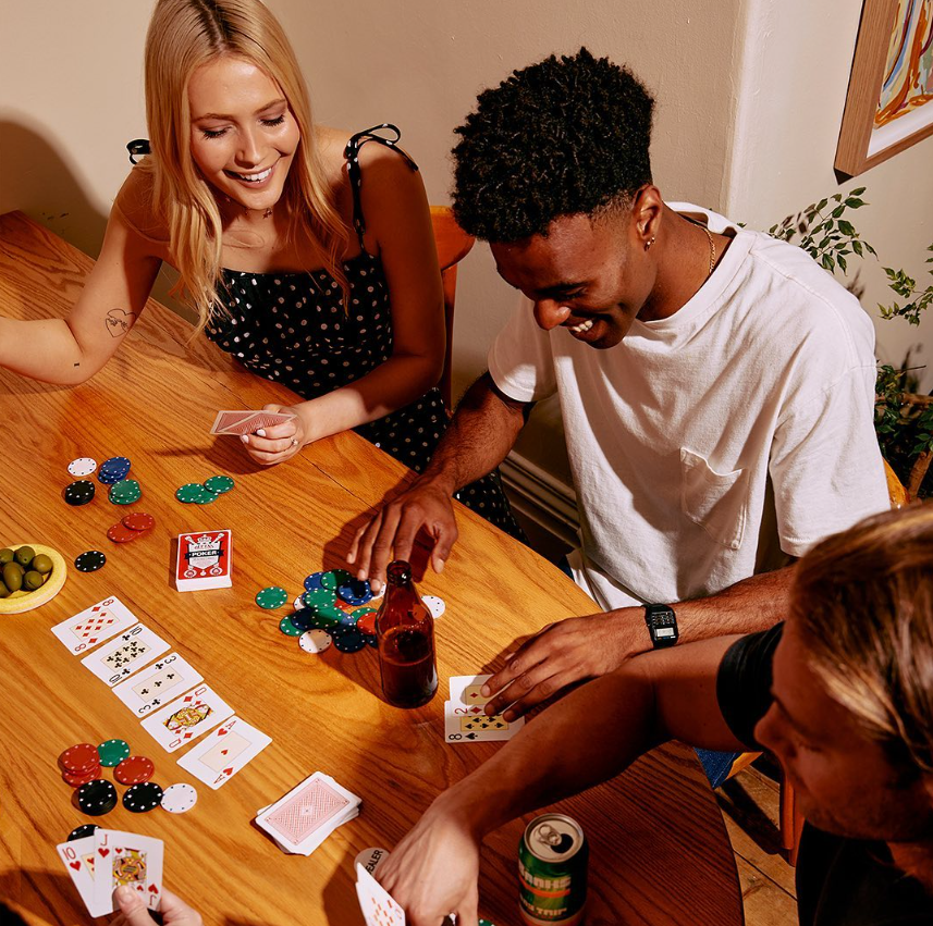 Community playing card games